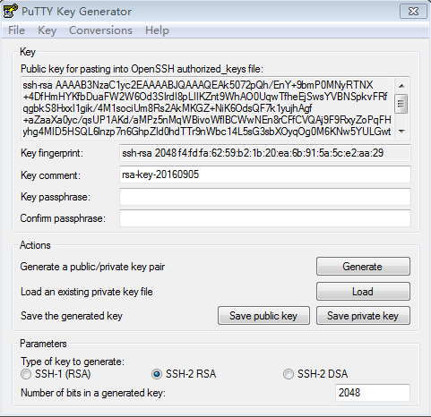 Generate private key for certificate